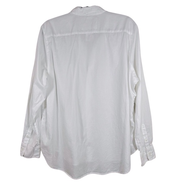 Frank & Eileen White Button Up Eileen Shirt Classic Minimalist Women's Size XL - Picture 5 of 7